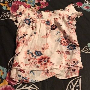 Off the shoulder crop top